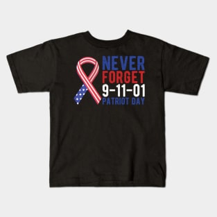 11 September Memorial ,Patriot Day 20th Anniversary Kids T-Shirt